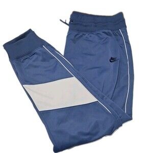 Nike Sportswear Heritage Track Pant Size XL Joggers Women Blue White CD4152 6469